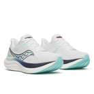 Saucony Women's Triumph 23 Running Shoes - White/Navy
