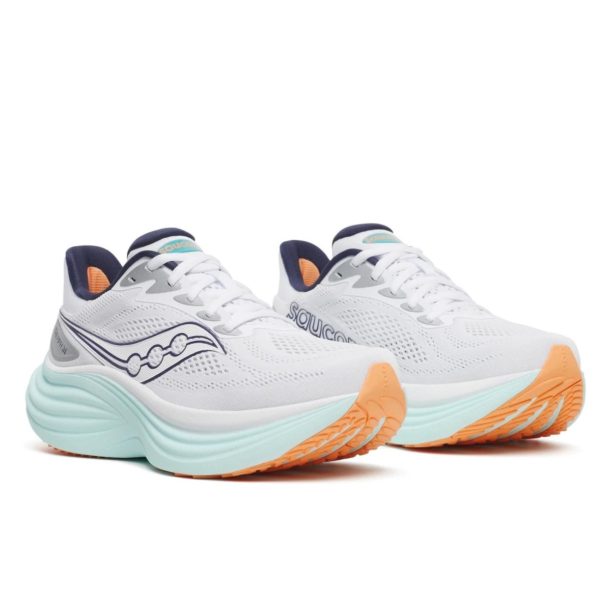Saucony Women's Triumph 24 Running Shoes - White/Spa