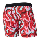 SAXX Men's Vibe Boxer Brief Underwear - Lava Lamp Flamingo - Multi