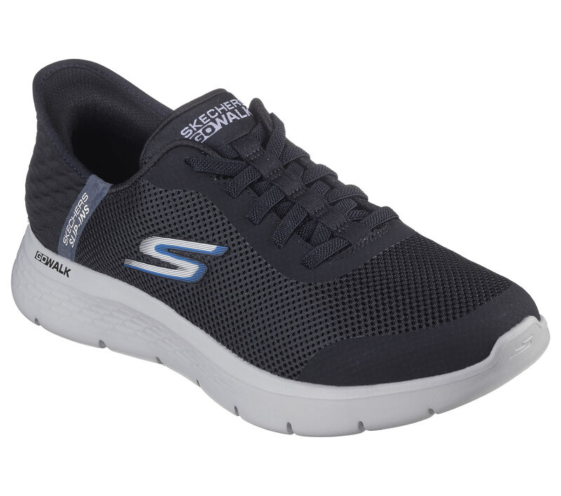 Skechers Men's Slip - ins GO WALK Flex Hands Up - Black/Gray