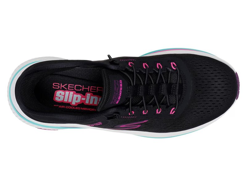 レディースゴルフシューズSKECHERS Slip-ins ブラック/ピンク Skechers Women's Slip-ins: Glide-Step Altus - Fast Lane Shoes