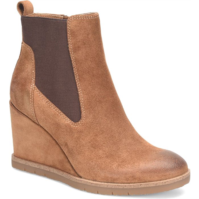 Sofft Women's Monica Wedge Boot - Havana Brown – Seliga Shoes