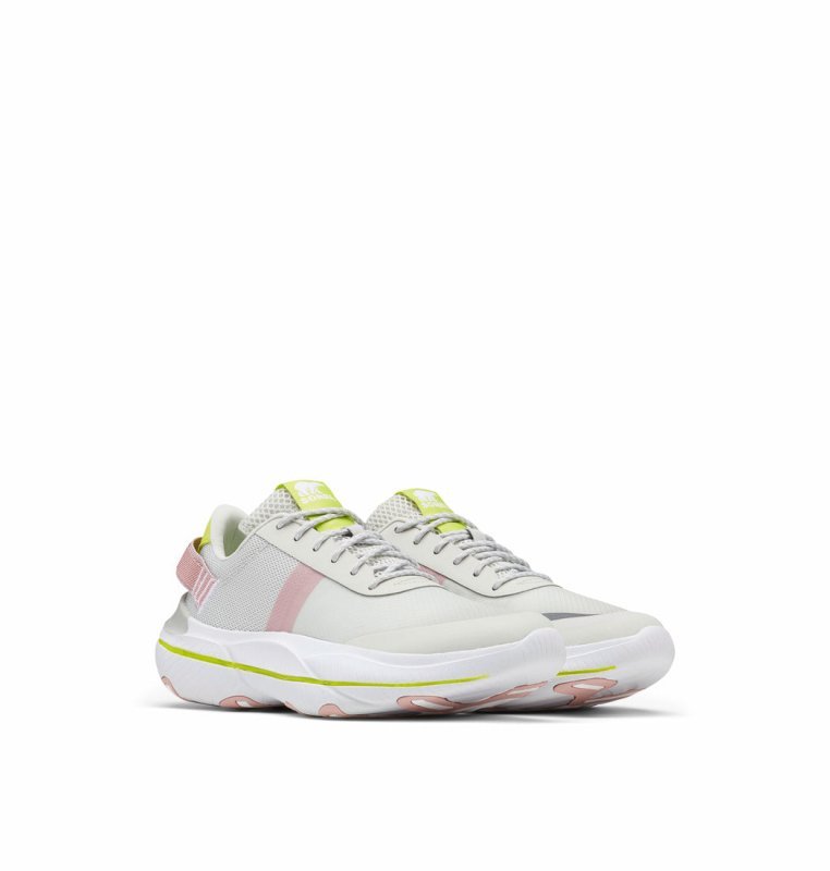 Sorel Women's Explorer Blitz Leisure Lace Sneaker - Moonstone/White