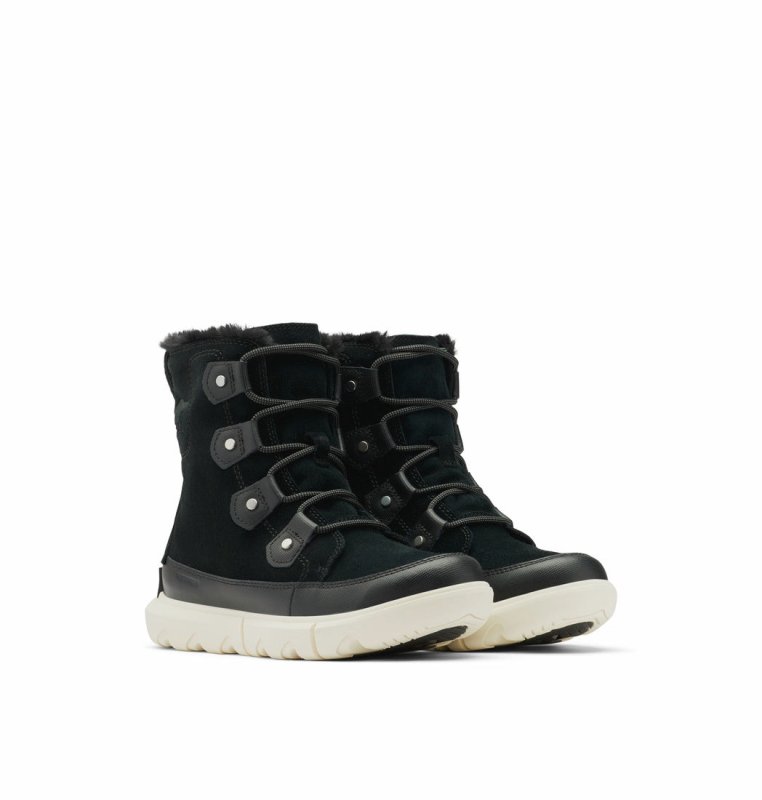 Sorel Women's Explorer II Joan - Black/Fawn