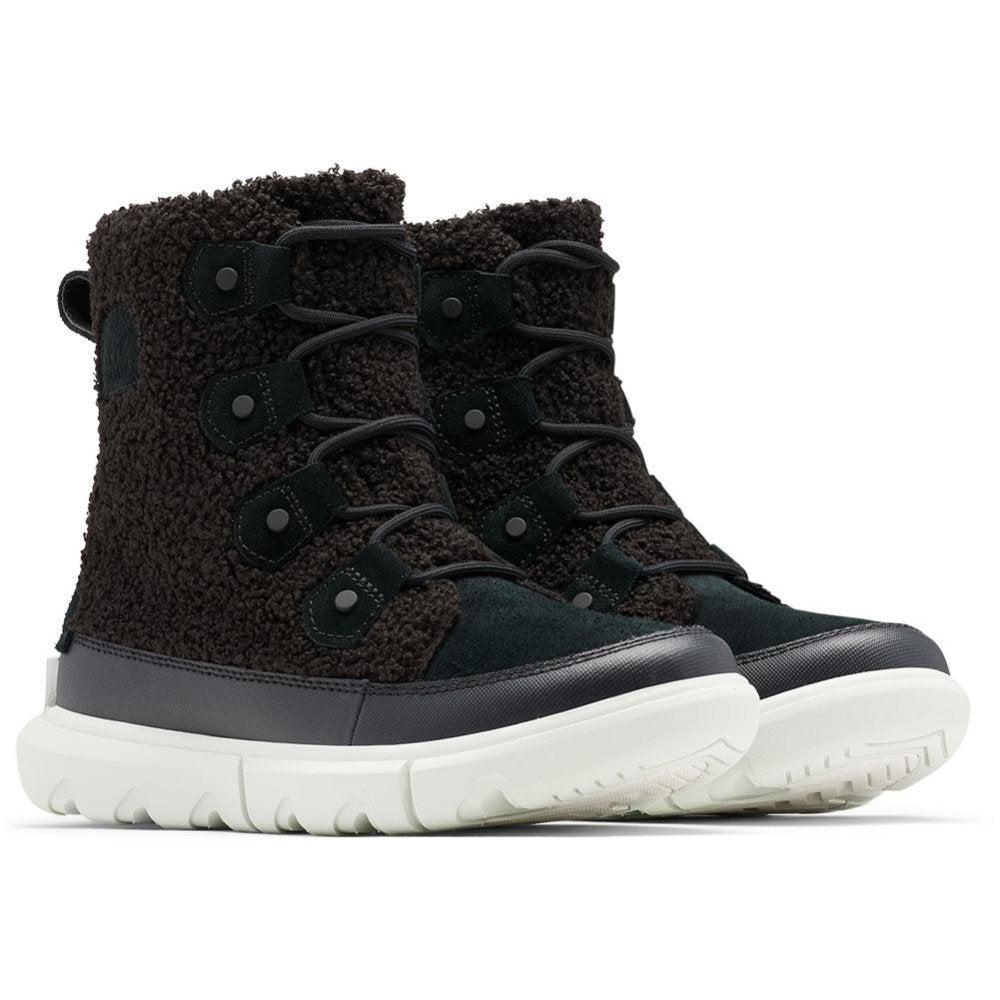 Sorel Women's Explorer II Joan Cozy - Black/Tea Light