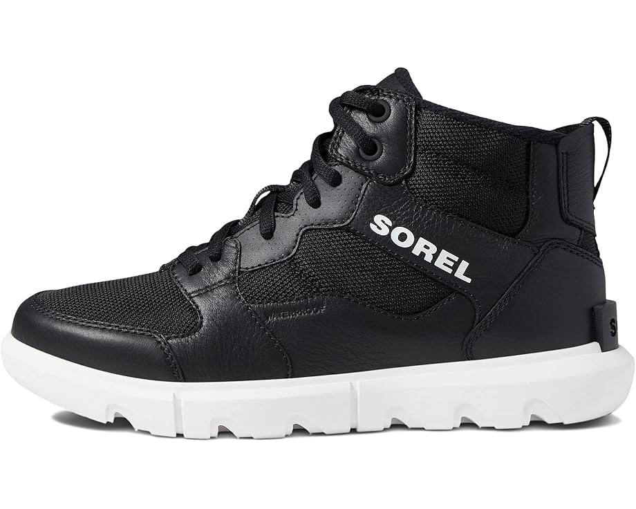 Sorel Women's Explorer II Sneaker Mid Waterproof - Black/White