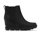 Sorel Women's Joan Rhapsody Chelsea Wedge - Black/Black