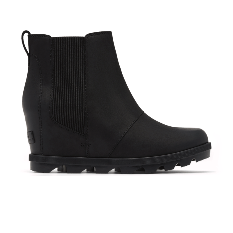 Seliga ShoesSorel Women's Joan Rhapsody Chelsea Wedge - Black/Black