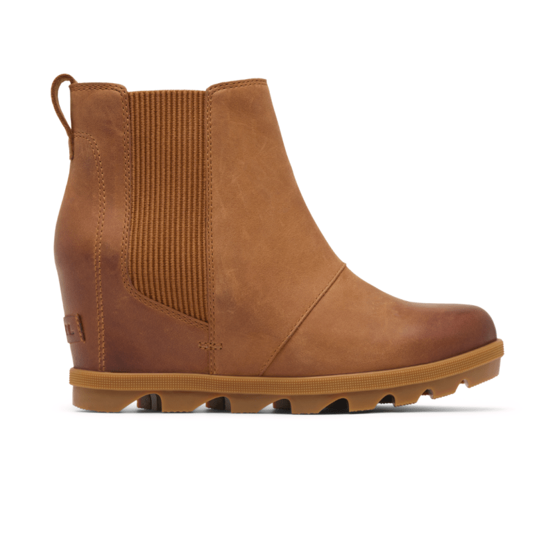 Seliga ShoesSorel Women's Joan Rhapsody Chelsea Wedge - Velvet Tan/Gum