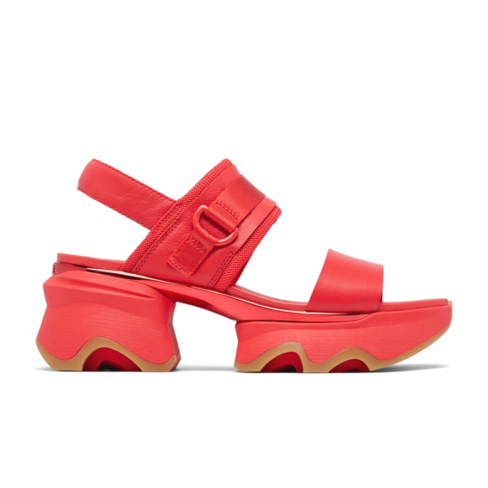 Sorel Women's Kinetic Impact Slingback Heel - Red Glow/Gum