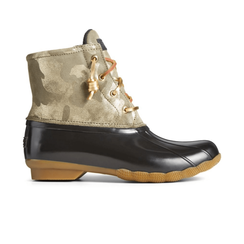 Sperry Women's Saltwater Metallic Camo - Olive