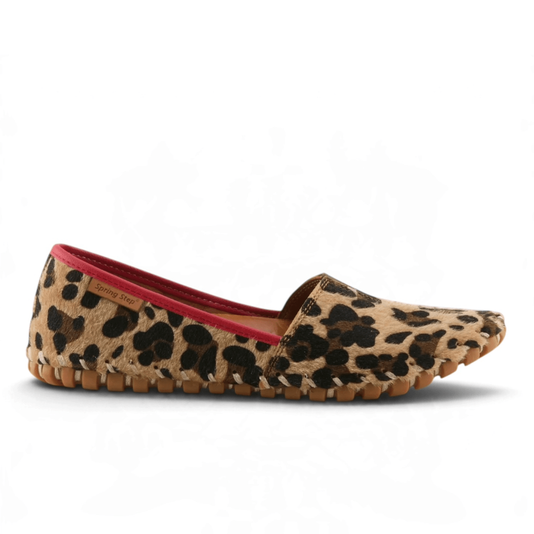 Spring Step Women's Kathaleta Slip-On Shoe - Leopard Print