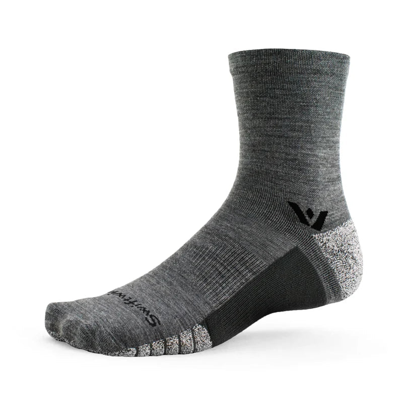 Swiftwick Flite XT Trail Mid-Crew Socks - Heather