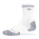 Swiftwick Maxus Mid-Crew Socks - White Stride