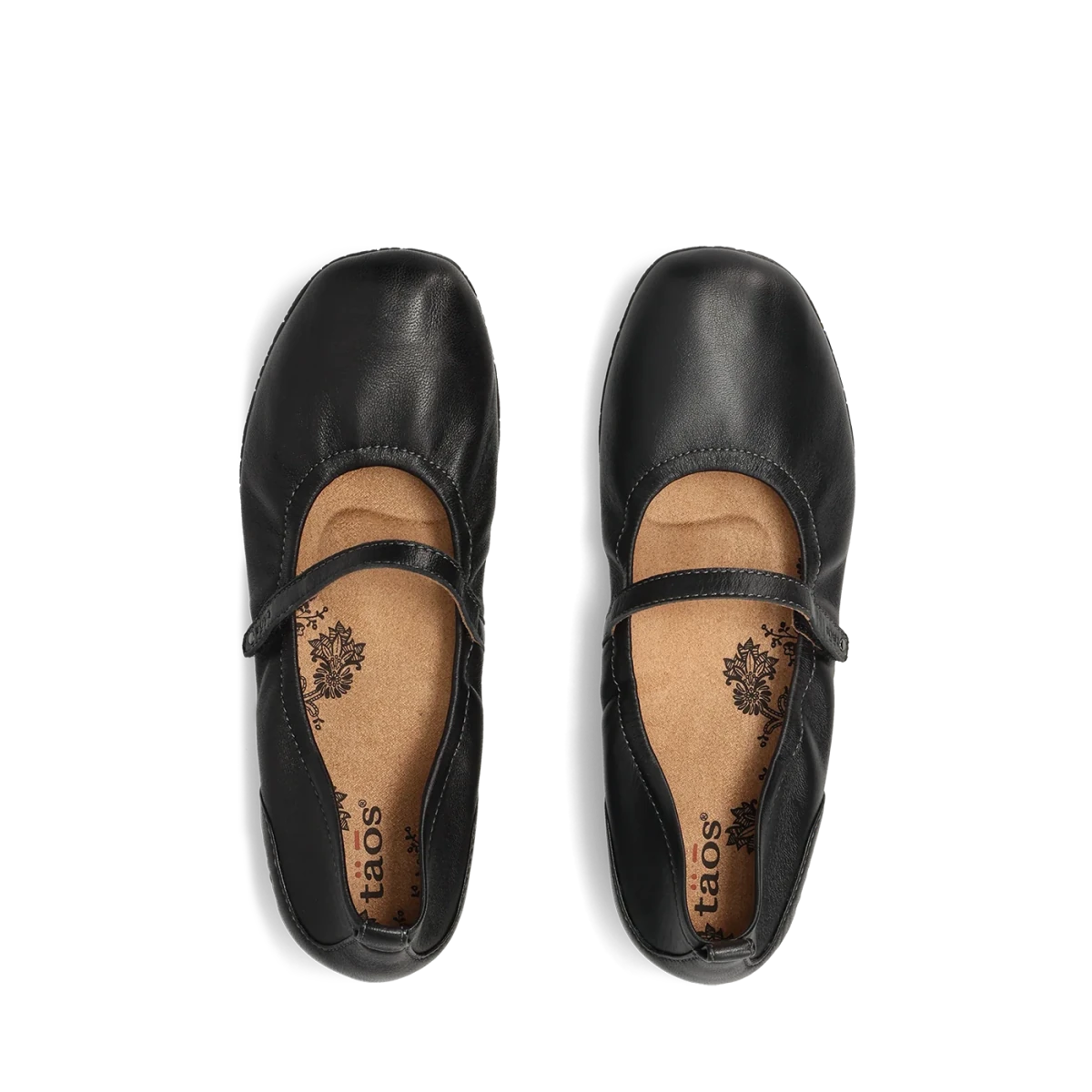 Taos Women's Babble Mary Jane Flat - Black