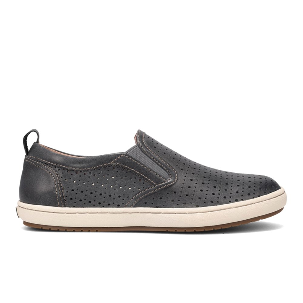 Perforated slip on fashion shoes