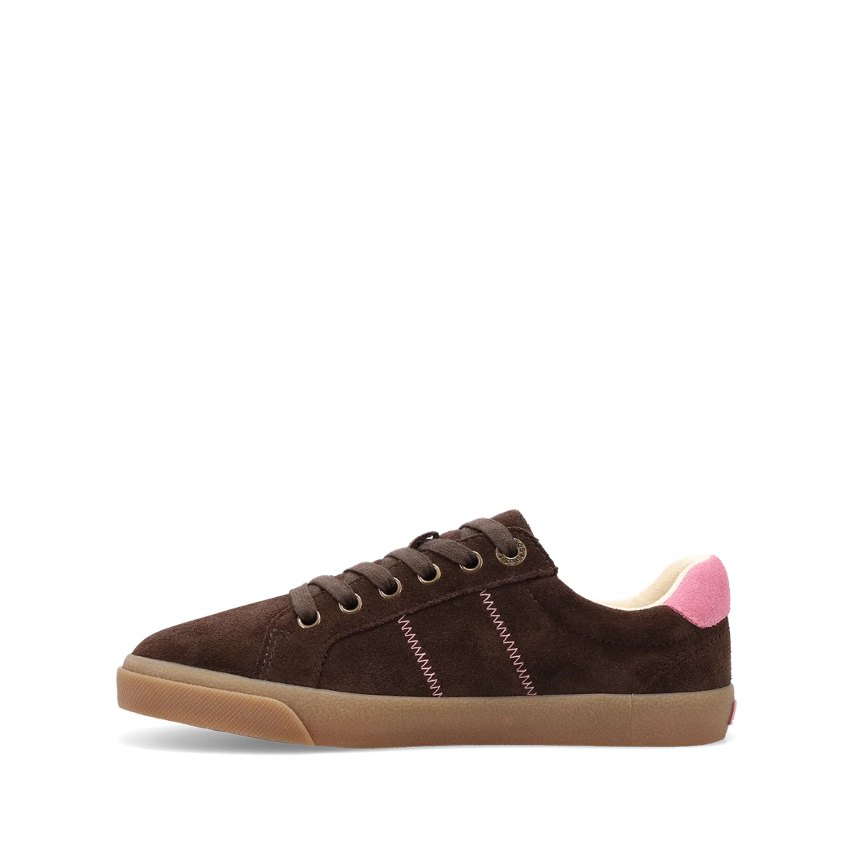Taos Women's Star 2.0 Sneaker - Brown/Pink Suede