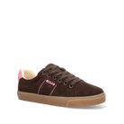 Taos Women's Star 2.0 Sneaker - Brown/Pink Suede