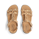 Taos Women's Trophy 2 Sandal - Cheetah Pony Hair