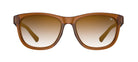Tifosi Swank Sunglasses - Crystal Brown/Onyx Frame - Brown Gradient Tint
