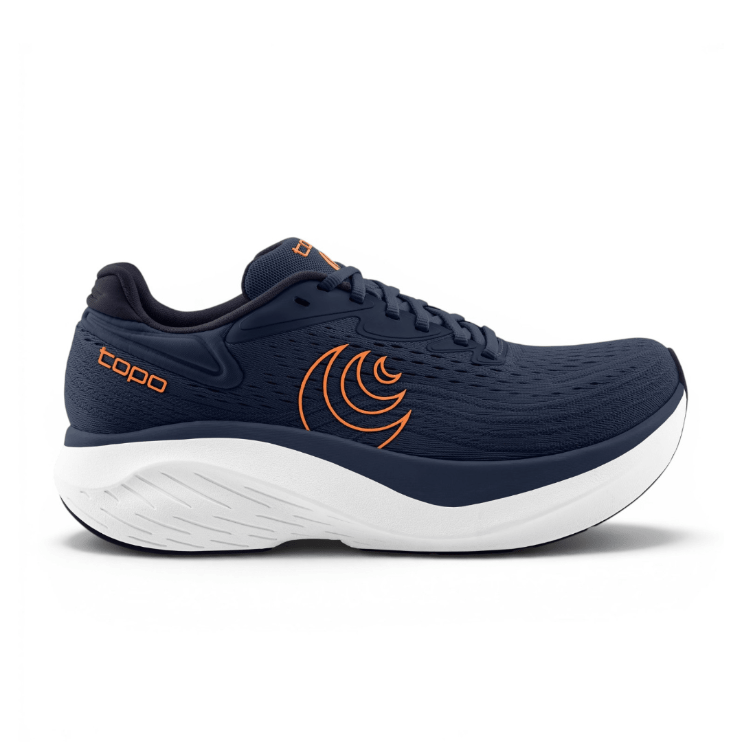 Topo Athletic Men's Atmos 2 Running Shoes - Navy Blue/Orange