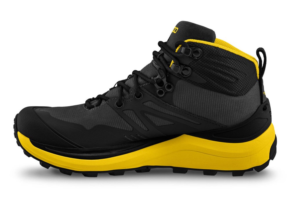 Topo Athletic Men's Trailventure 2 - Charcoal/Mustard