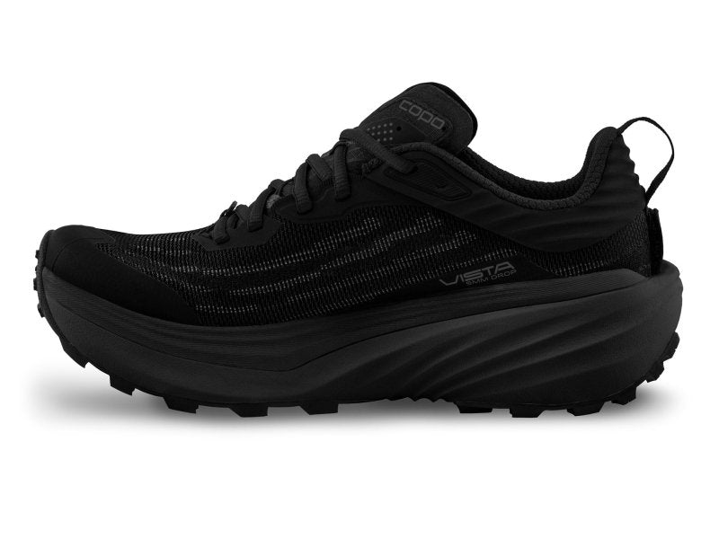 靴 VISTA Black/Black topoathletic 28cm US10 Topo Athletic Men's Vista Trail Running Shoes - Black/Black