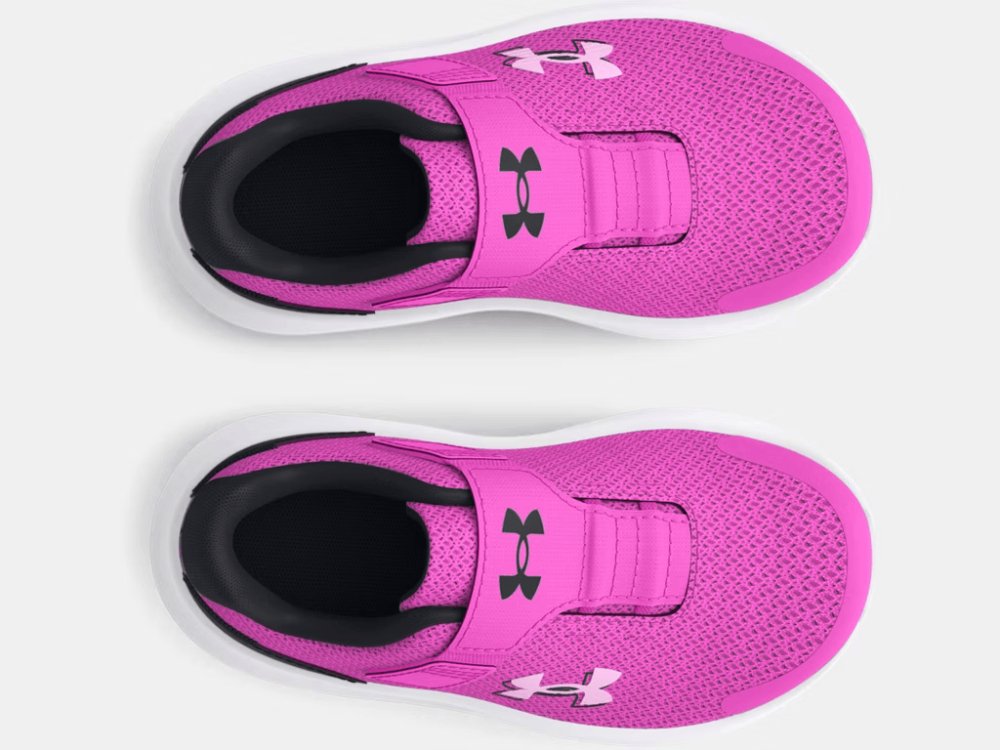 Under Armour Girls Toddler UA Surge 4 AC - Vivid Magenta/Black/Stellar Pink