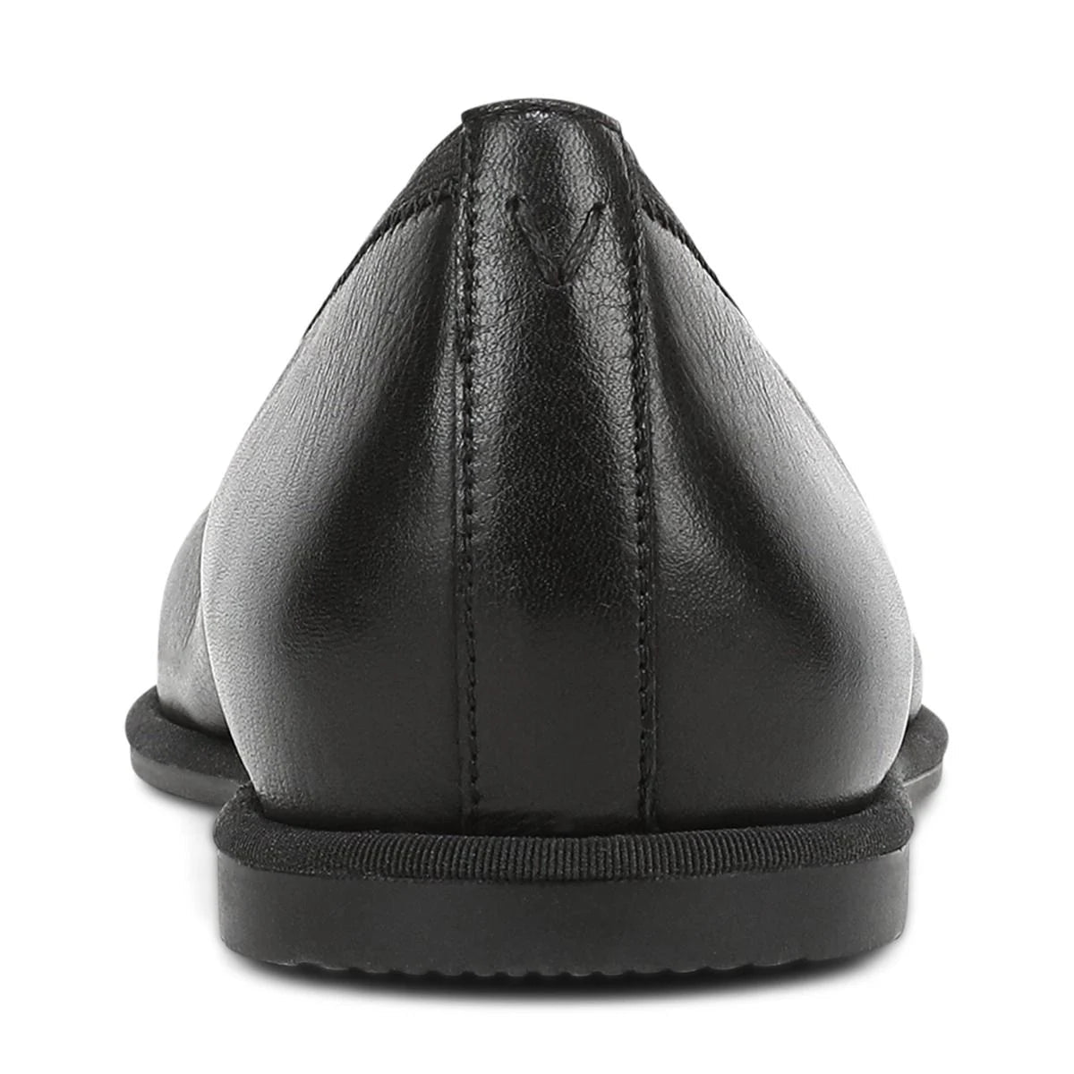 Vionic Women's Caroll 2.0 Ballet Flat - Black Leather