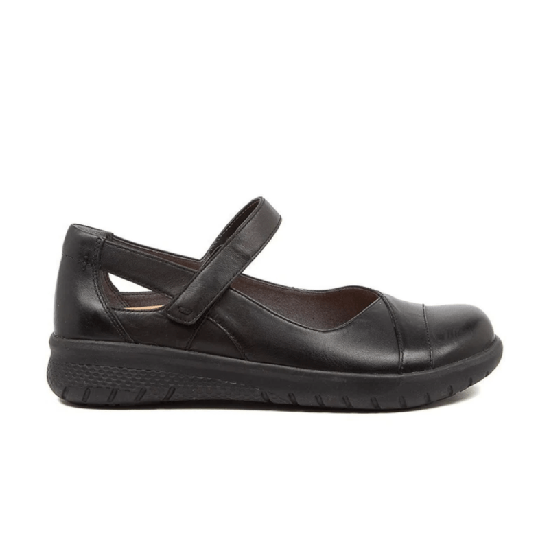 Ziera Shoes Women's Sofia Mary Jane - Black Leather