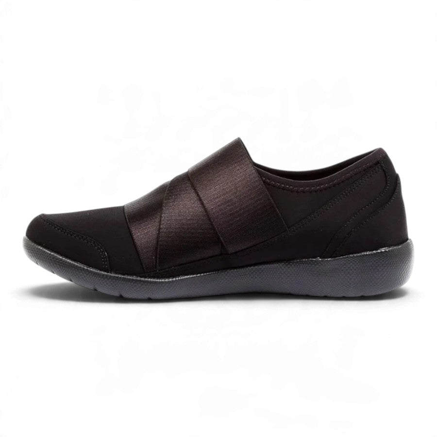 Ziera Shoes Women's Urban Adjustable Shoe - Black/Black Sole