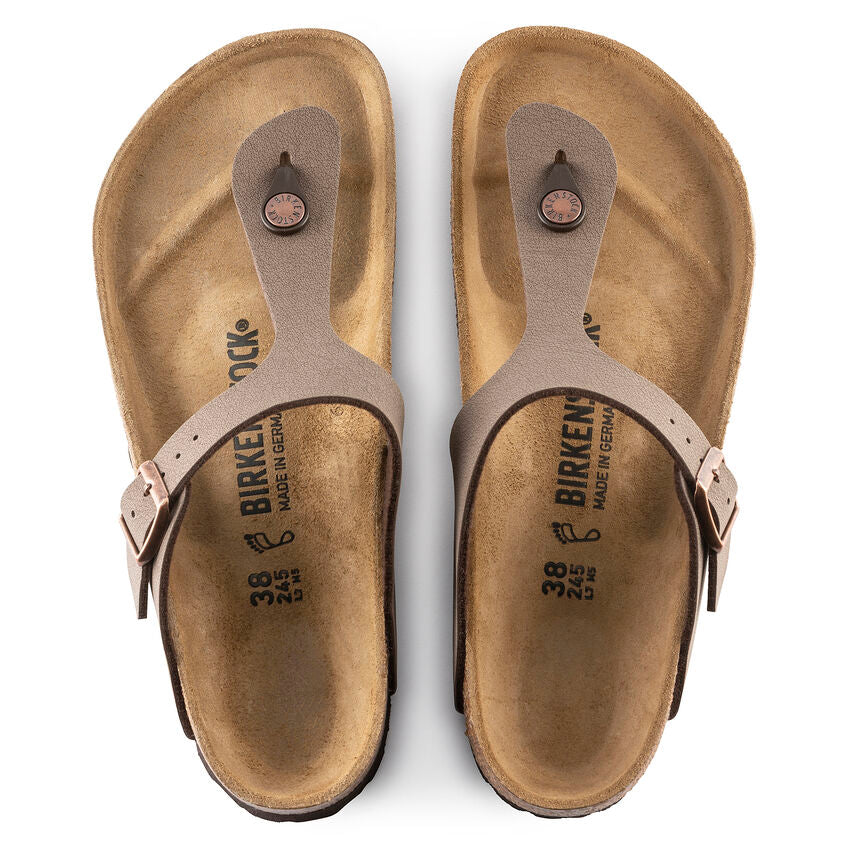 Birkenstock Women's Gizeh Sandals - Mocha Birkibuc – Seliga Shoes