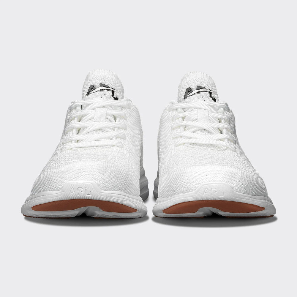 APL Men's TechLoom Pro Running Shoes - White/Black/Gum