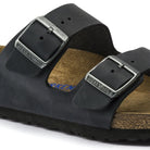 Birkenstock Unisex Arizona Soft Footbed Sandals - Black Oiled Leather