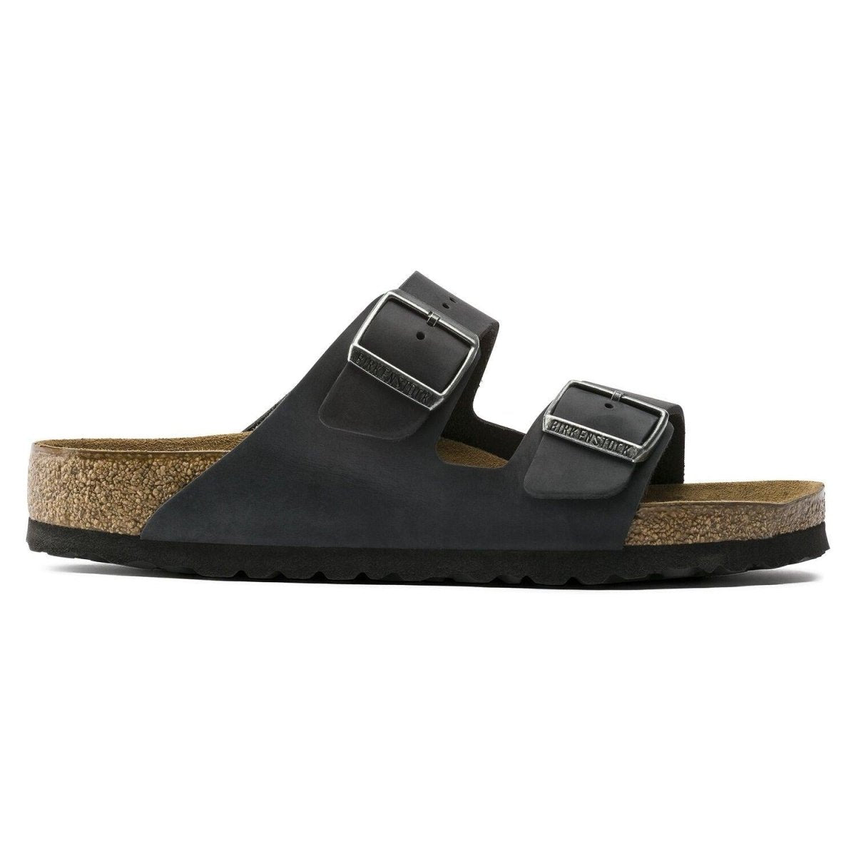 Birkenstock Unisex Arizona Soft Footbed Sandals - Black Oiled Leather