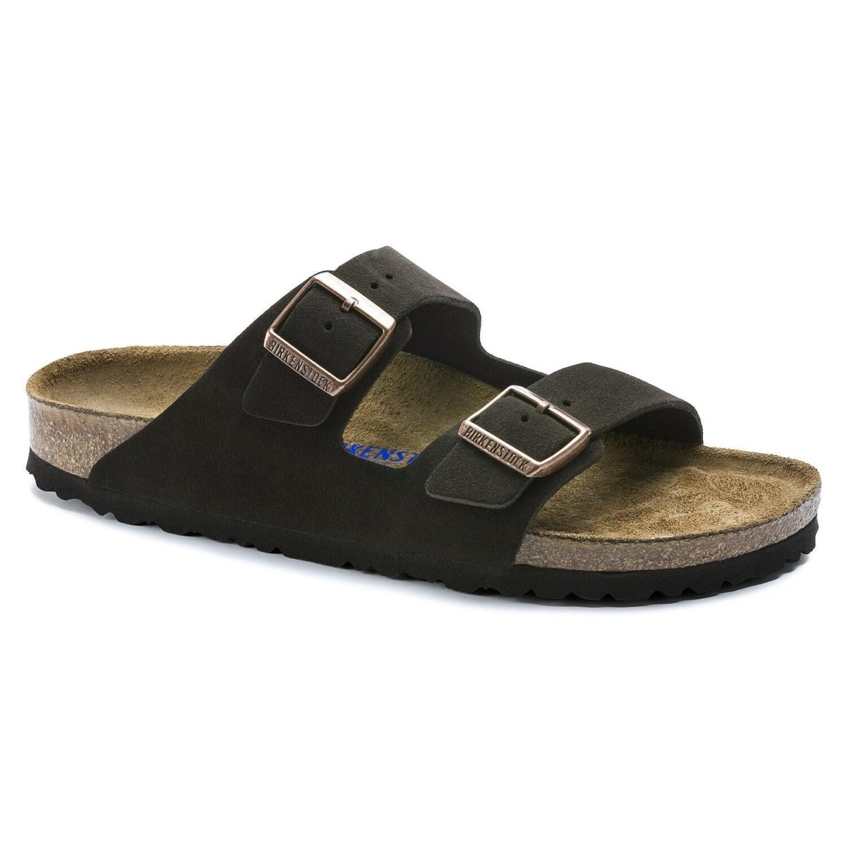 Birkenstock Unisex Arizona Soft Footbed Sandals - Mocha Suede