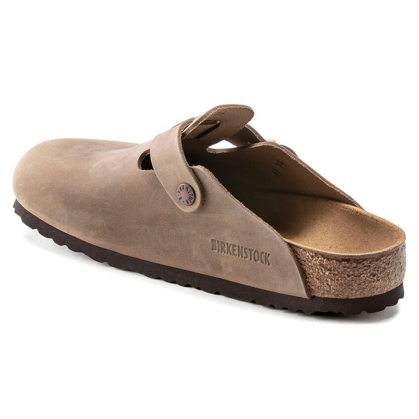 Birkenstock Boston Leather good Sandals in SOLD OUT Tobacco oiled leather