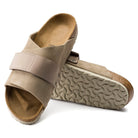 Birkenstock Unisex Kyoto Sandals - Taupe Suede