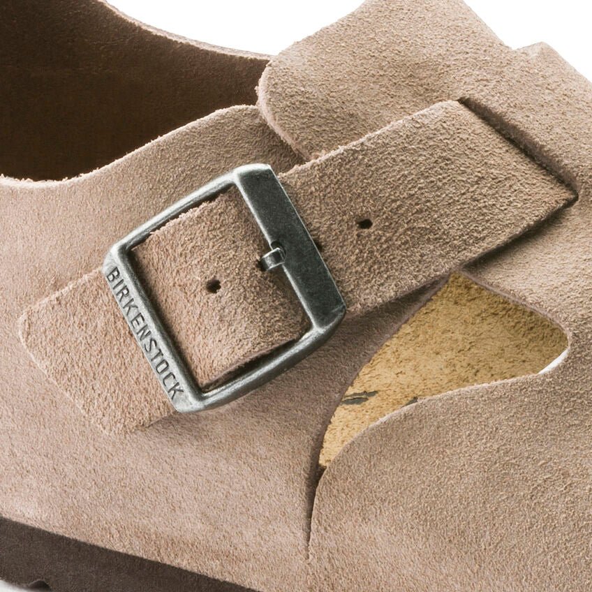 Birkenstock London Loafer | Taupe Suede Comfort & Style – Seliga Shoes