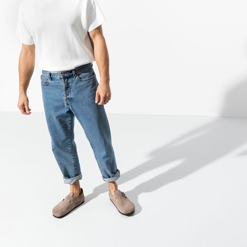 Birkenstock Unisex London Closed Toe - Taupe Suede – Seliga