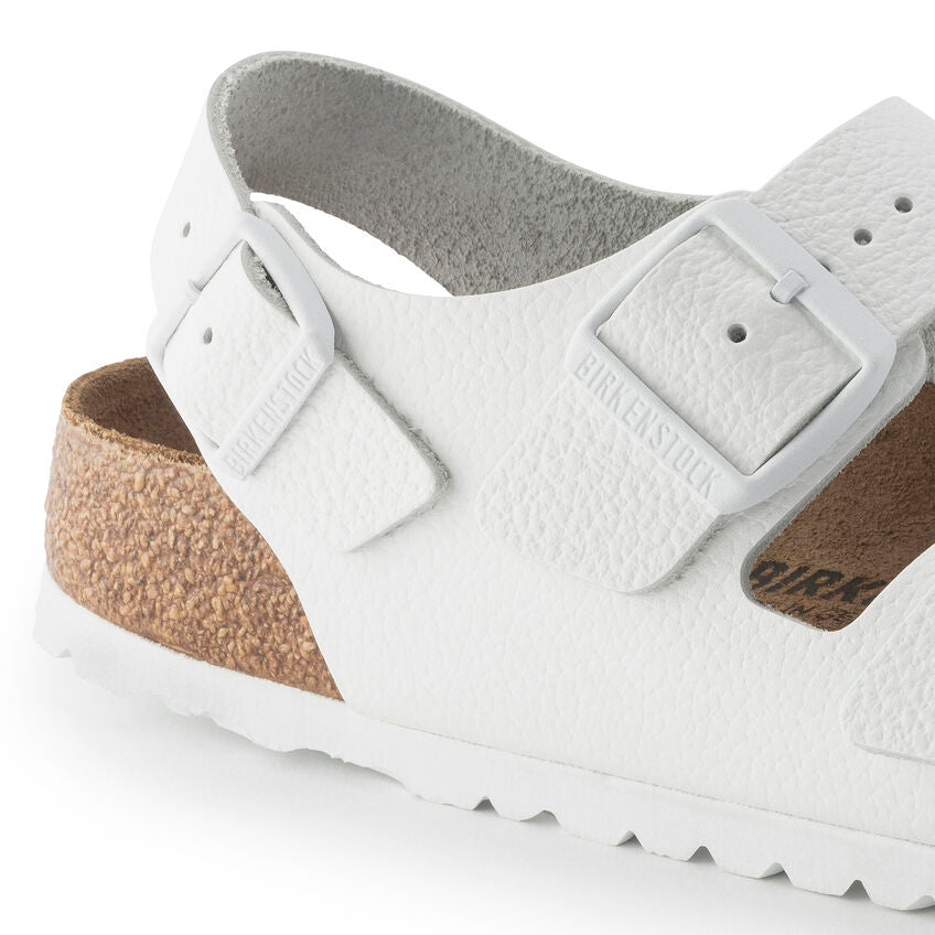 Birkenstock Unisex Milano Sandals - White Leather