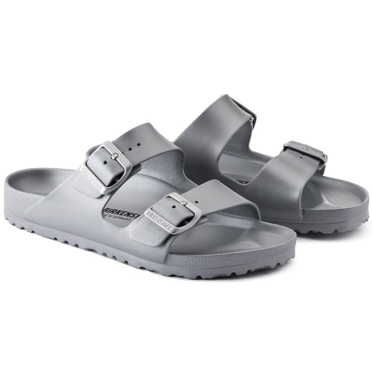 Birkenstock Women's Arizona Essentials EVA Sandals - Metallic Silver