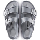 Birkenstock Women's Arizona Essentials EVA Sandals - Metallic Silver