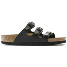 Birkenstock Women's Florida Soft Footbed Sandal - Black Birko-Flor