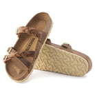 Birkenstock Women's Franca Braid Sandals - Cognac Oiled Leather