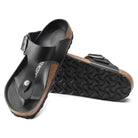 Birkenstock Women's Gizeh Big Buckle Thong Sandal - Black Oiled Leather