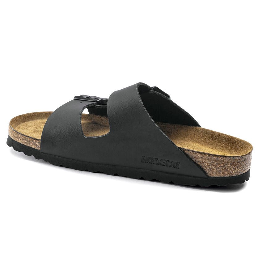 Birkentock Unisex Arizona Soft Footbed Sandals - Black Birko-Flor