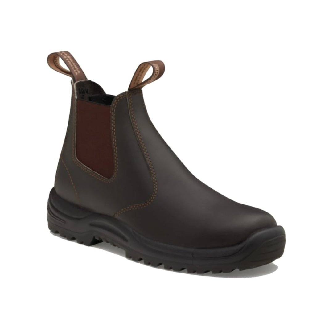 Blundstone Men's 490 Work Series Chelsea Boots - Stout Brown