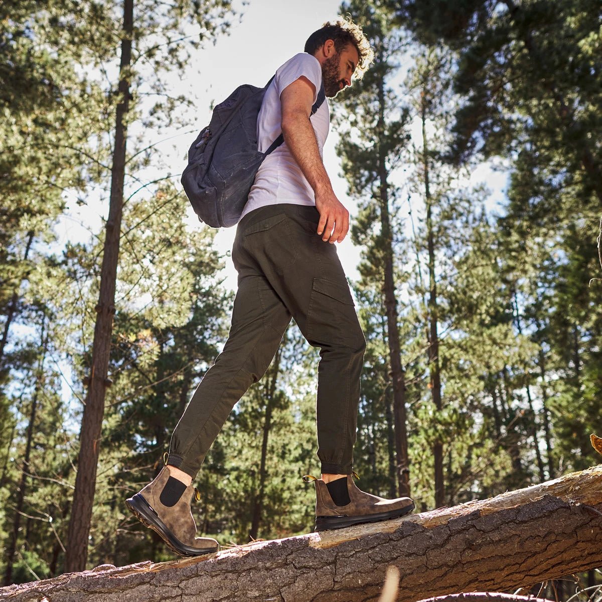 Blundstone boots top rustic brown