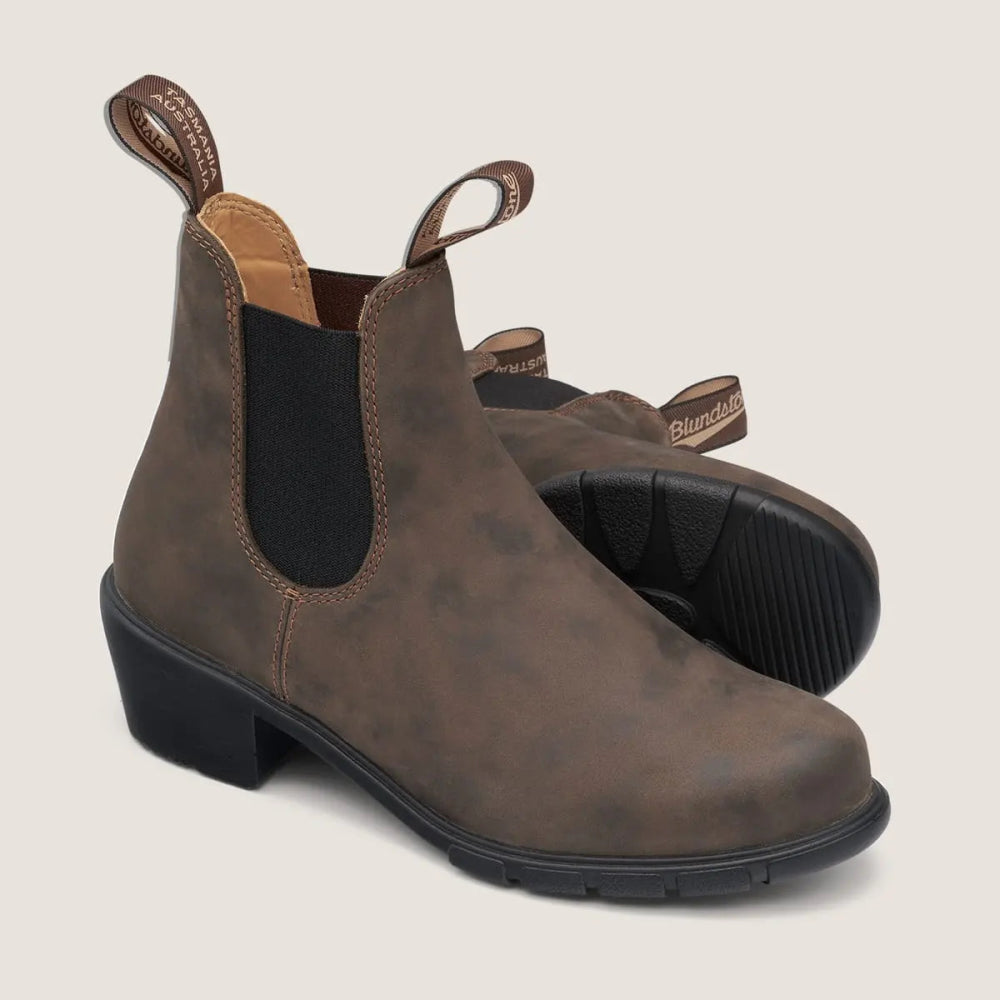 Blundstone Women's 1677 Heeled Boots - Rustic Brown